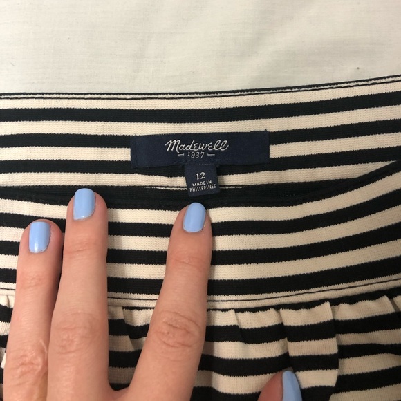 MADEWELL striped skirt - Picture 5 of 7